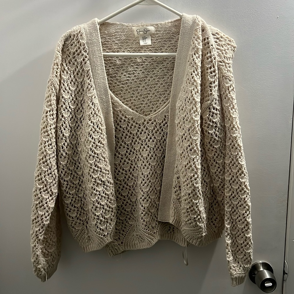 Jessica Simpson Tank/Sweater Set